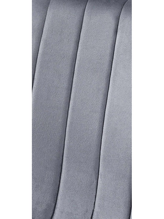 Silla Dijon terciopelo, gris oscuro