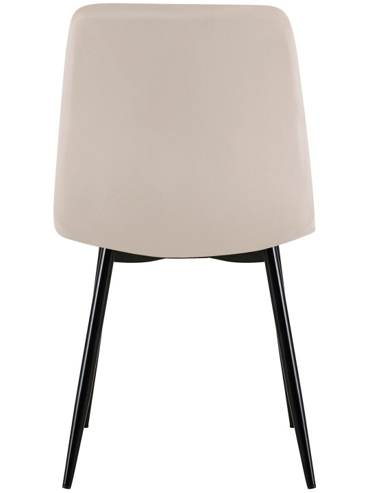 Silla Dijon terciopelo, crema