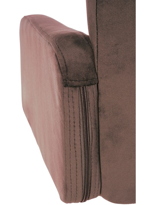 Taburete de bar Los Ángeles terciopelo, marrón