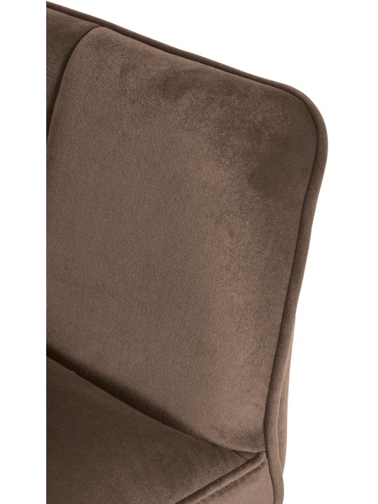 Tumbona Damaso Terciopelo, marrón Tumbona Damaso Terciopelo, marrón