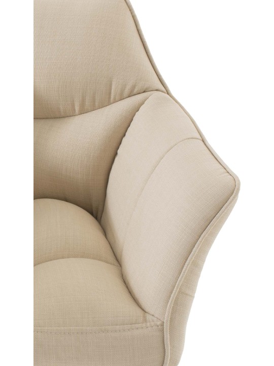 Tumbona tela Damaso, crema