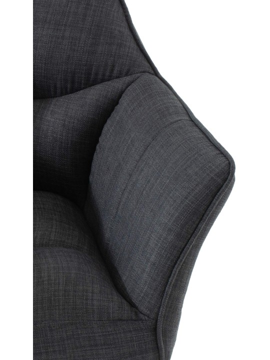 Tumbona tela Damaso, gris oscuro