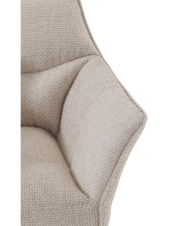 Tumbona tela Damaso, marfil