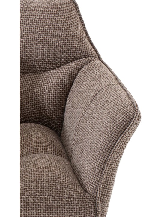 Tumbona tela Damaso, marrón tierra Tumbona tela Damaso, marrón tierra