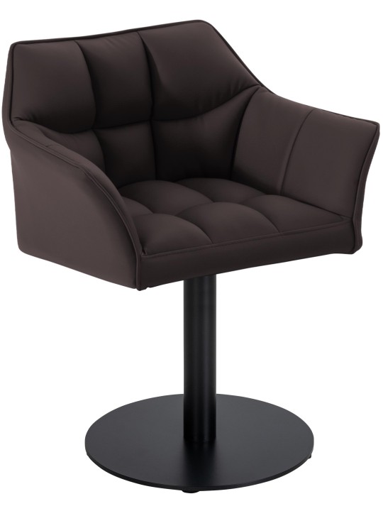 Tumbona Damaso piel sintética, marrón Tumbona Damaso piel sintética, marrón