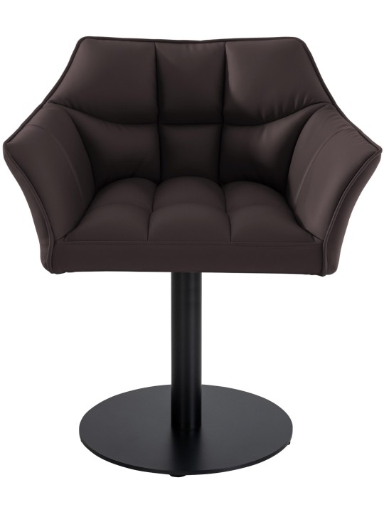 Tumbona Damaso piel sintética, marrón Tumbona Damaso piel sintética, marrón