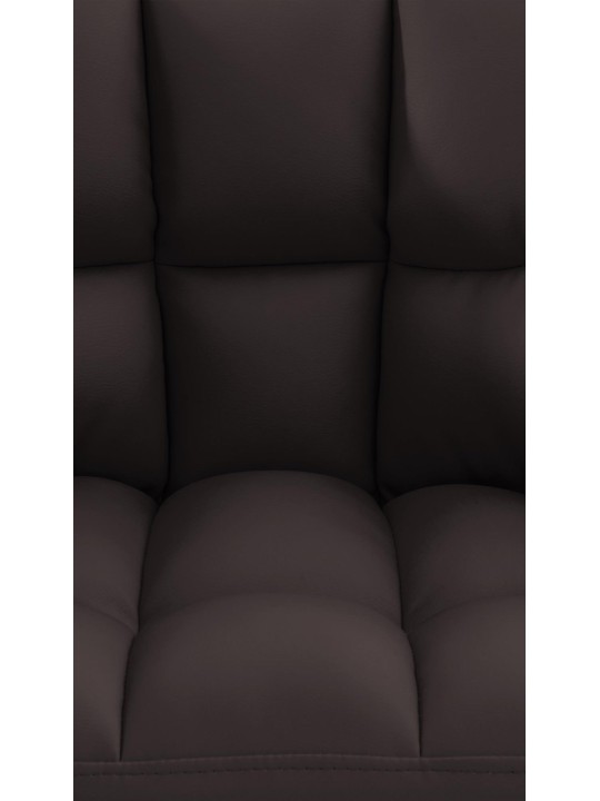 Tumbona Damaso piel sintética, marrón Tumbona Damaso piel sintética, marrón