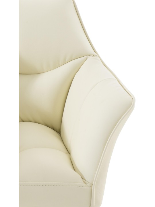 Tumbona Damaso piel sintética, crema Tumbona Damaso piel sintética, crema