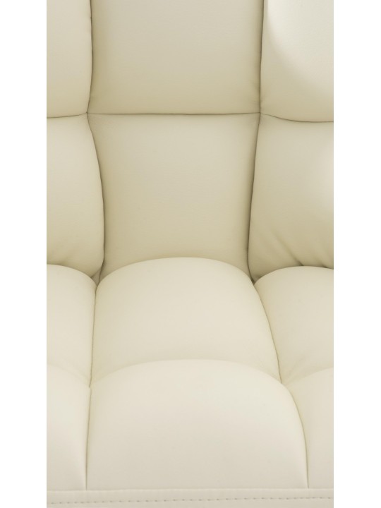 Tumbona Damaso piel sintética, crema Tumbona Damaso piel sintética, crema