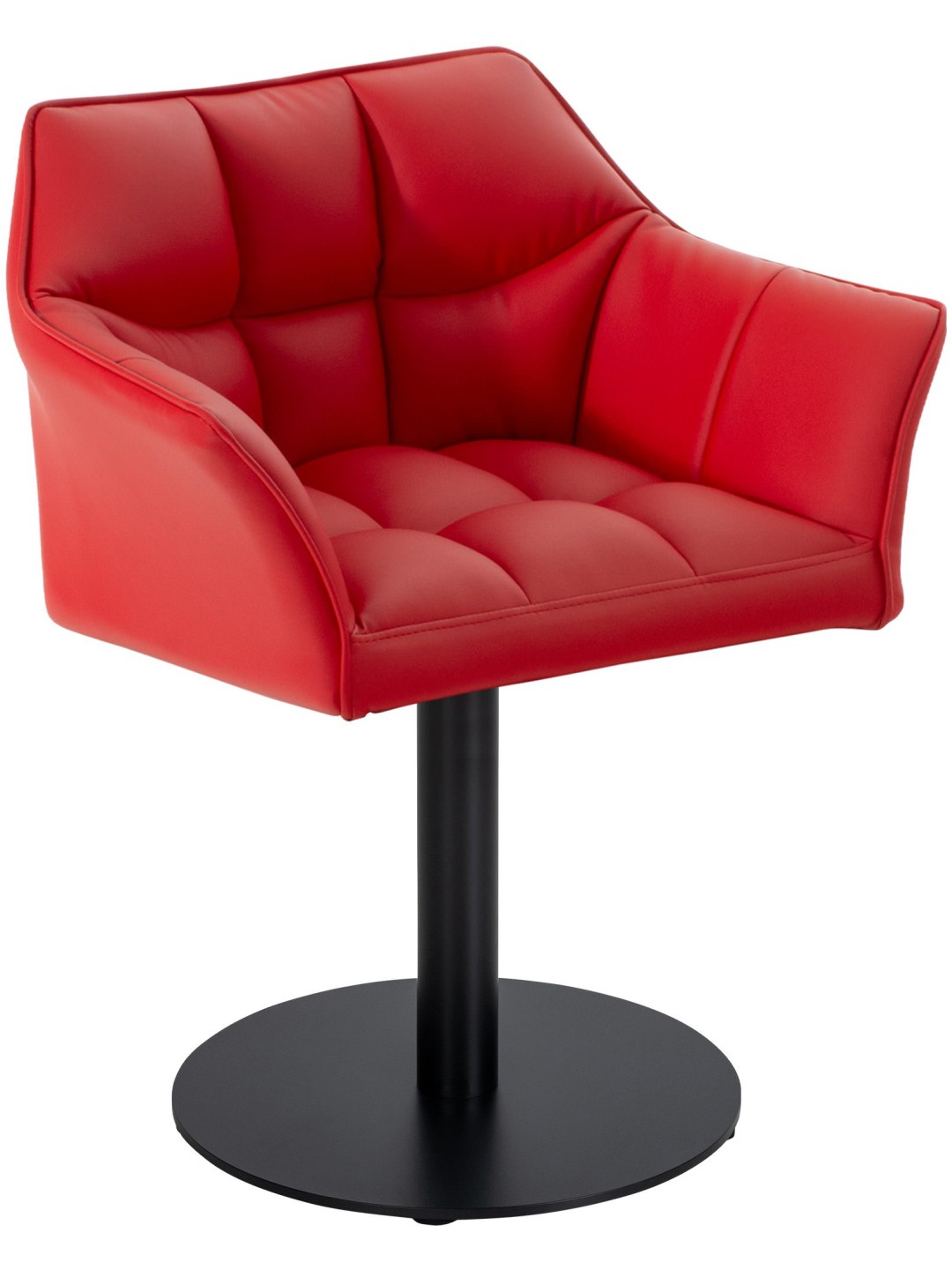 Tumbona Damaso piel sintética, rojo