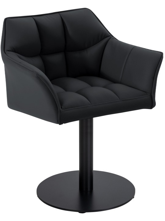 Tumbona Damaso piel sintética, negro Tumbona Damaso piel sintética, negro