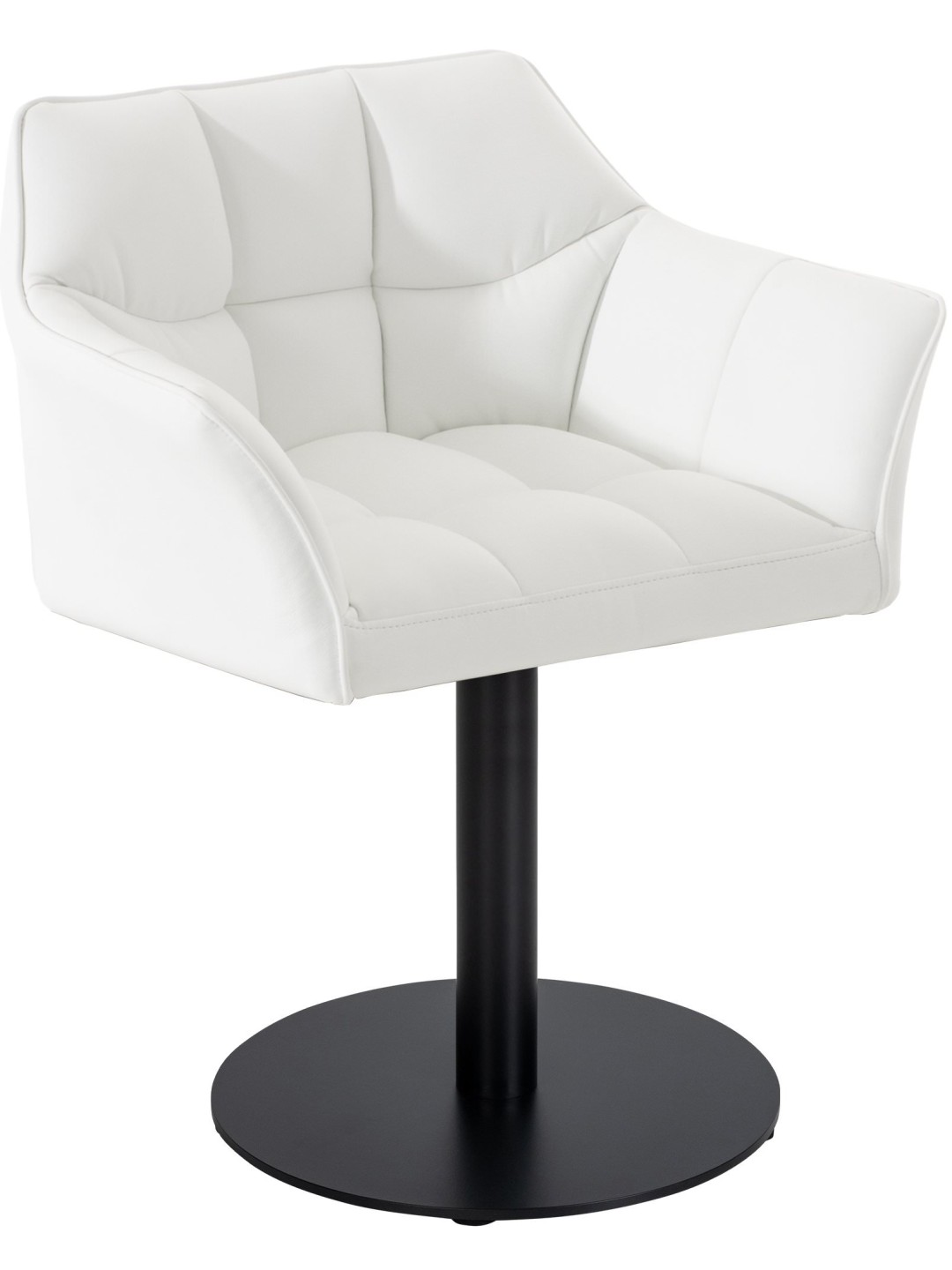 Tumbona Damaso piel sintética, blanco