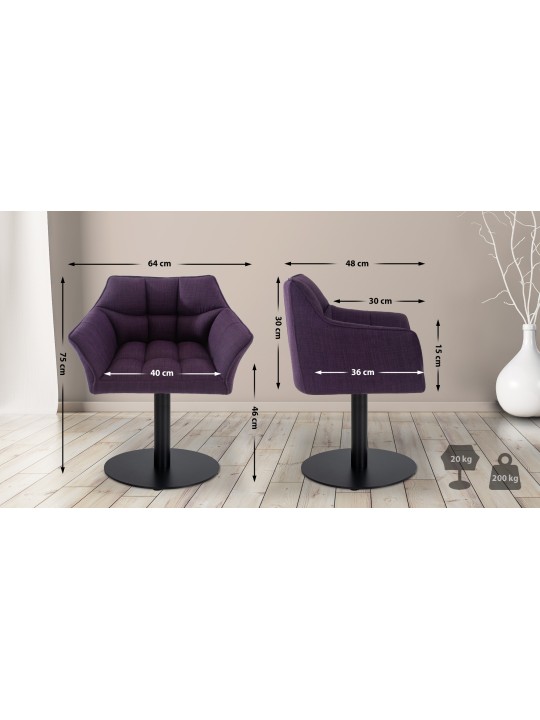 Tumbona tela Damaso, lila Tumbona tela Damaso, lila