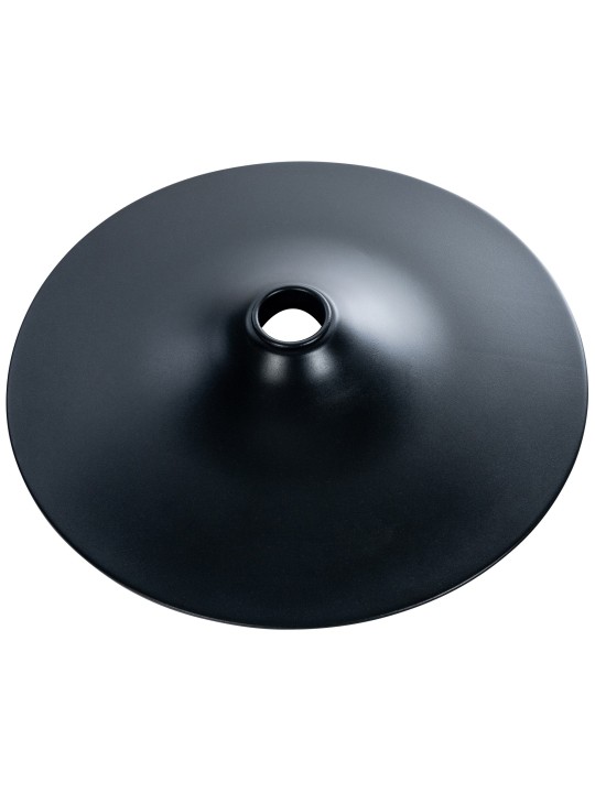 Plato de suelo 45 cm, negro