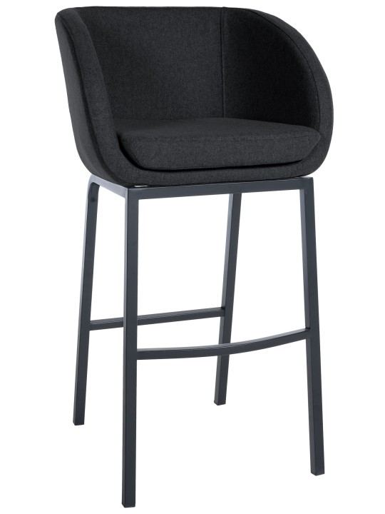 Taburete de bar Rockhill B fieltro, antracita Taburete de bar Rockhill B fieltro, antracita