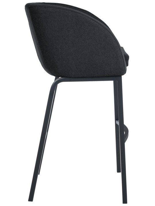 Taburete de bar Rockhill B fieltro, antracita Taburete de bar Rockhill B fieltro, antracita