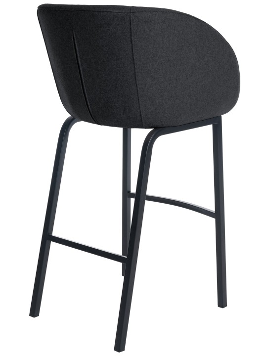Taburete de bar Rockhill B fieltro, antracita Taburete de bar Rockhill B fieltro, antracita