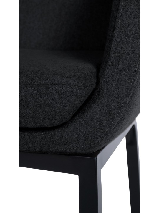 Taburete de bar Rockhill B fieltro, antracita Taburete de bar Rockhill B fieltro, antracita