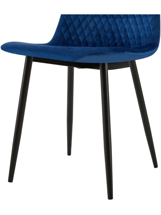 Silla Giverny terciopelo, azul