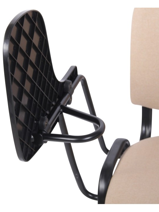 Silla Ken con mesa plegable de tela, crema