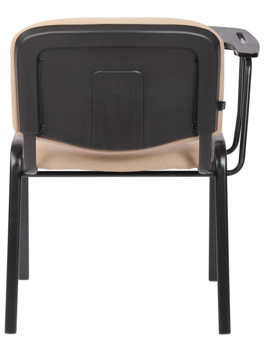 Silla Ken con mesa plegable de tela, crema