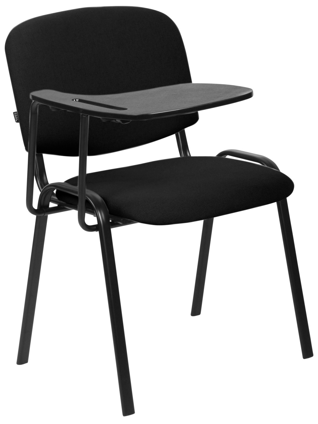 Silla Ken XL con mesa plegable tela, negro