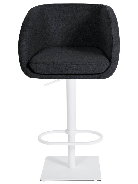Taburete de bar Gambo W fieltro, antracita Taburete de bar Gambo W fieltro, antracita
