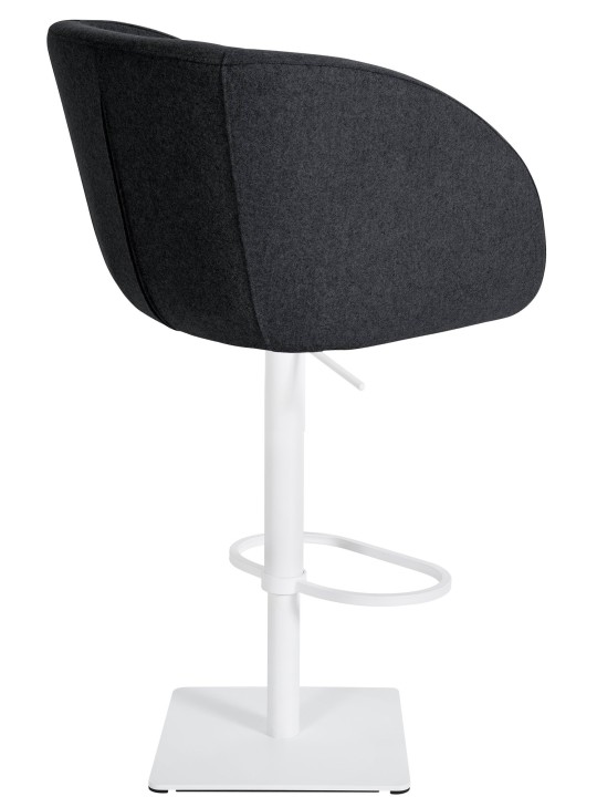 Taburete de bar Gambo W fieltro, antracita Taburete de bar Gambo W fieltro, antracita