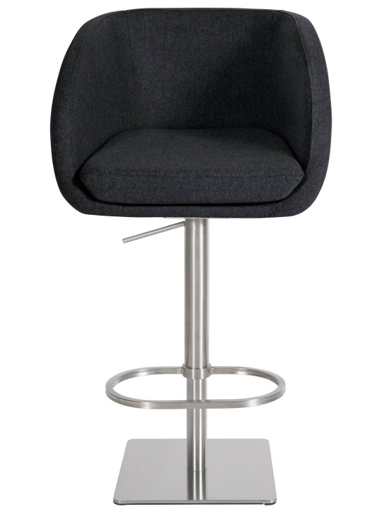Taburete de bar Gambo E fieltro, antracita Taburete de bar Gambo E fieltro, antracita