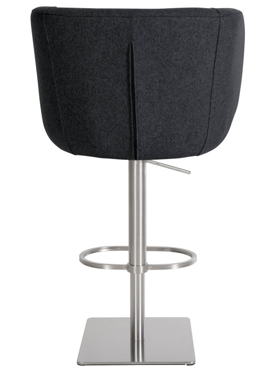 Taburete de bar Gambo E fieltro, antracita Taburete de bar Gambo E fieltro, antracita