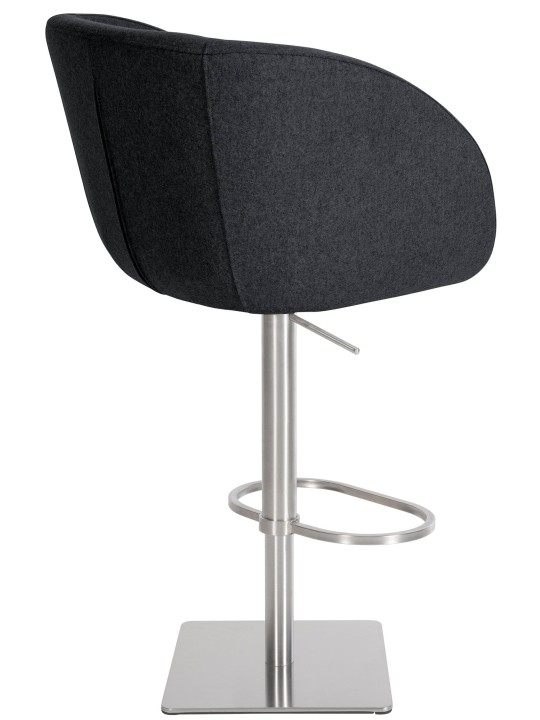 Taburete de bar Gambo E fieltro, antracita Taburete de bar Gambo E fieltro, antracita