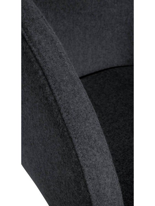 Taburete de bar Gambo E fieltro, antracita Taburete de bar Gambo E fieltro, antracita