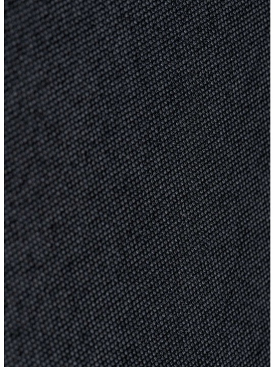 Silla de comedor Foley tela, nogal/negro