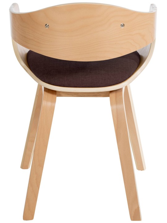 Silla de visita tela Kingston, natural/marrón Silla de visita tela Kingston, natural/marrón