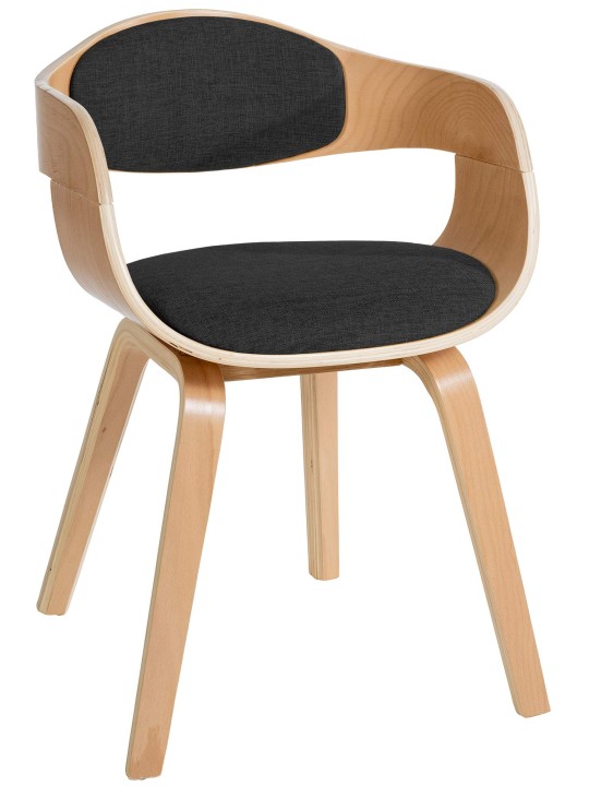 Silla de visita tela Kingston, natural/gris oscuro Silla de visita tela Kingston, natural/gris oscuro