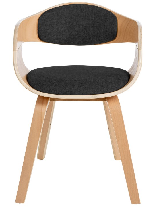 Silla de visita tela Kingston, natural/gris oscuro Silla de visita tela Kingston, natural/gris oscuro