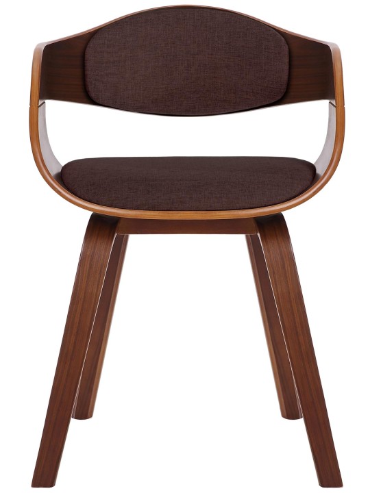 Silla de visita tela Kingston, nogal/marrón Silla de visita tela Kingston, nogal/marrón