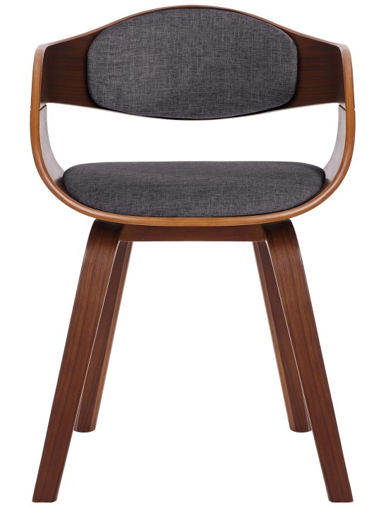 Silla de visita tela Kingston, nogal/gris claro Silla de visita tela Kingston, nogal/gris claro