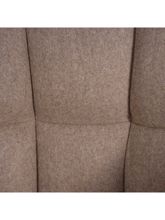 Taburete de bar Damaso B fieltro, taupe