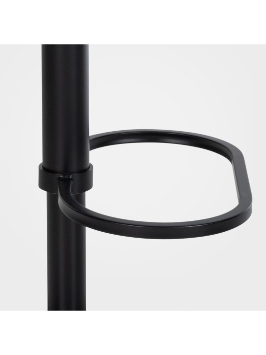 Taburete de bar Damaso B fieltro, taupe