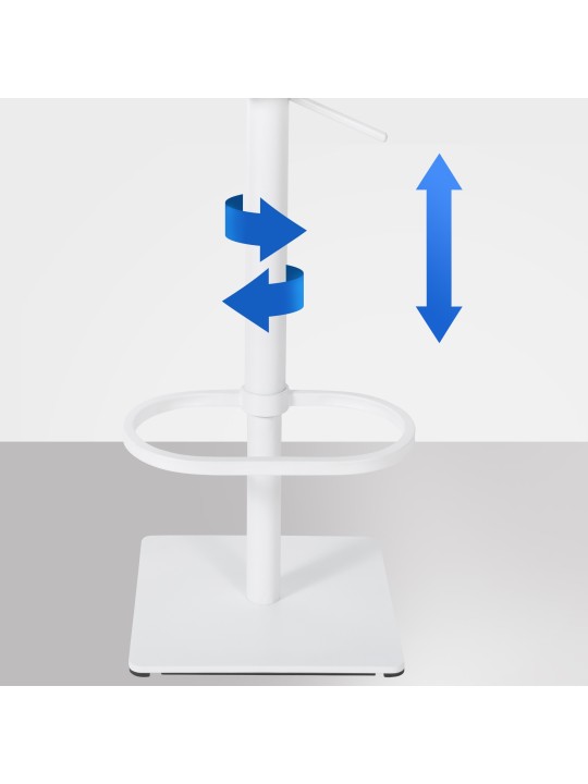 Taburete de bar Damaso W fieltro, antracita Taburete de bar Damaso W fieltro, antracita