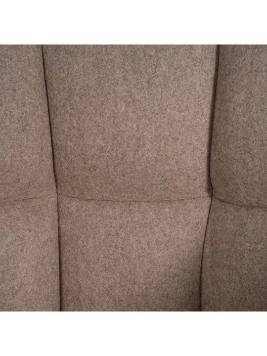 Taburete de bar Damaso W fieltro, taupe