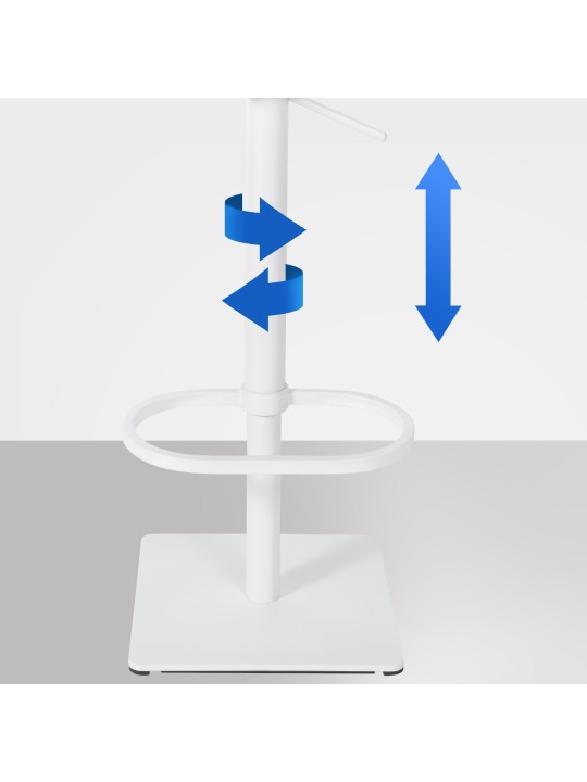 Taburete de bar Damaso W fieltro, taupe