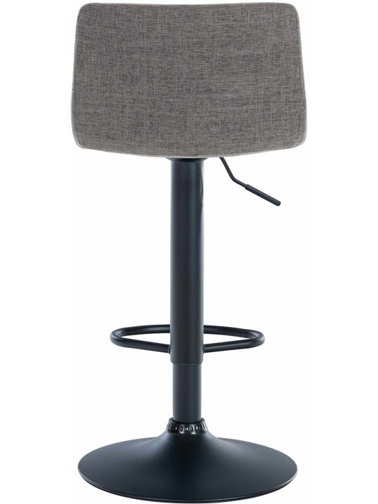 Juego de 2 taburetes de bar tela Branford, gris claro