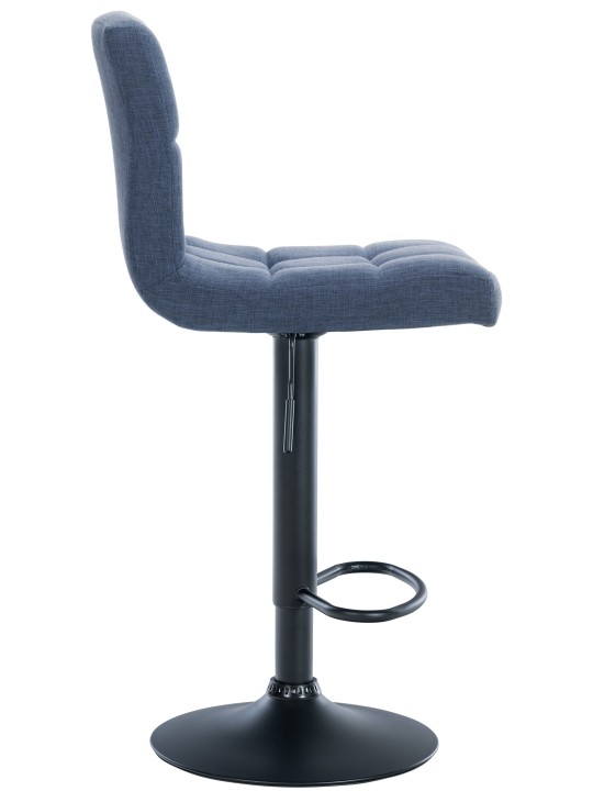 Juego de 2 taburetes de bar tela Calma, azul