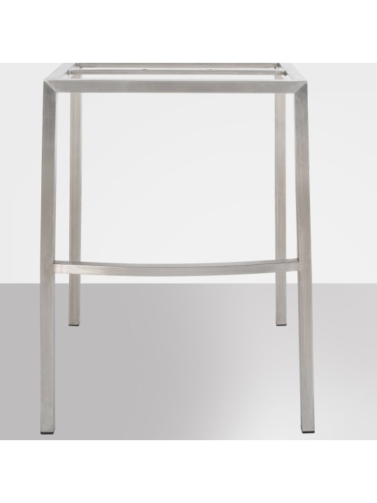 Taburete de bar Damaso E de fieltro con estructura de 4 pies, antracita