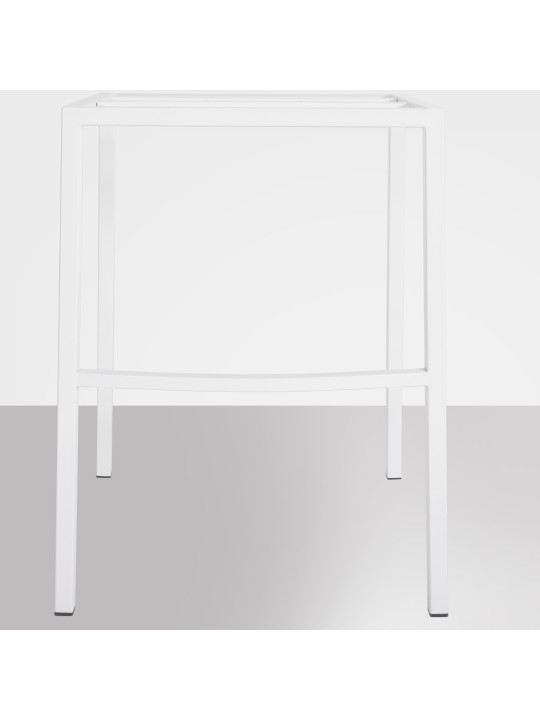 Taburete de bar Damaso W fieltro con estructura de 4 pies, taupe