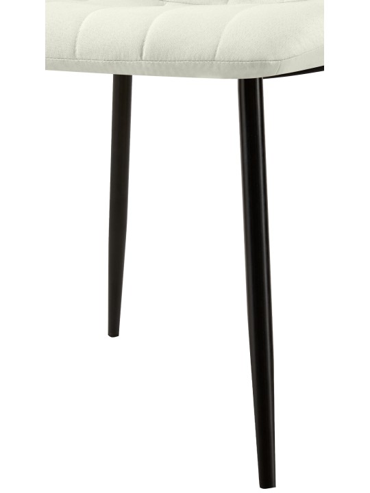 Silla Tela Dijon, crema Silla Tela Dijon, crema