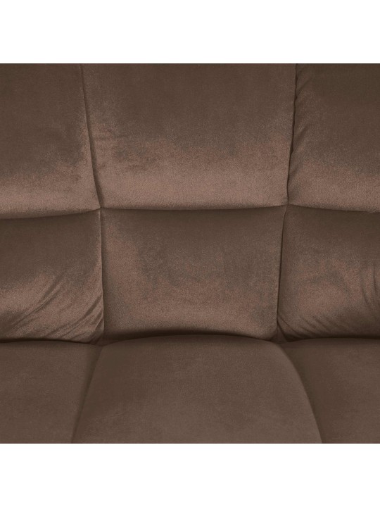 Taburete de bar Damaso B terciopelo, marrón