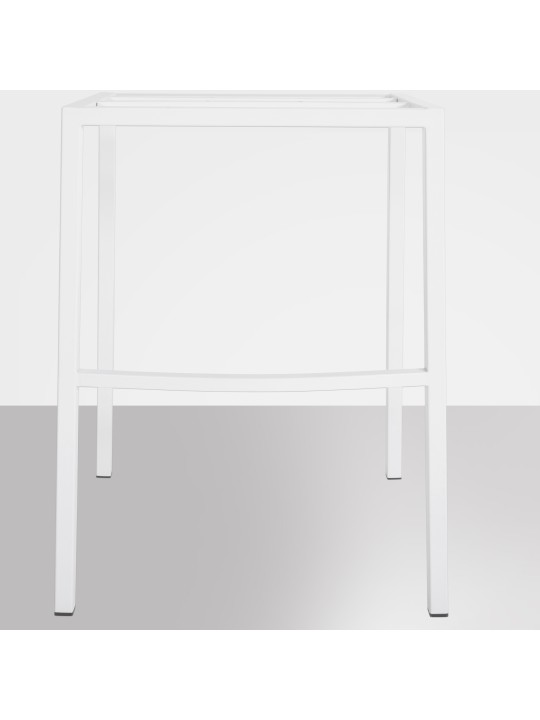 Taburete de bar Damaso W terciopelo con estructura de 4 pies, gris